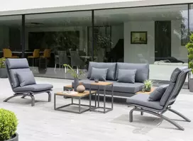 Lauko baldų komplektas Soho Lava Carbon Lounge