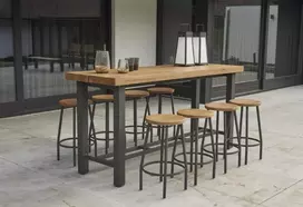 Lauko baldų komplektas Nevada Bar Set, 8 asmenims