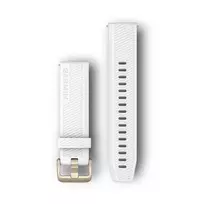 Apyrankė Garmin Quick Release Bands (20 mm), White, light gold hardware
