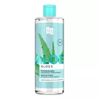 AA_Aloe 100% alavijo ekstraktas, raminantis ir drėkinantis micelinis losjonas 400ml