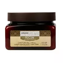 ARGANICARE_Castor plaukų kaukė su ricinos aliejumi plaukų augimui skatinti 350ml