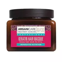 ARGANICARE_Keratino kaukė pažeistiems plaukams Išlyginamoji ir blizgesio suteikianti kaukė sausiems plaukams 500ml
