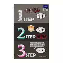 HOLIKA HOLIKA HOLIKA_Pig-Clear 3 žingsnių rinkinys "Stong Pore Cleansing Patch Set