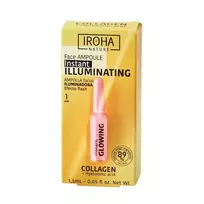 IROHA NATURE_Instant Flash Illuminating Face Ampoule su kolagenu ir hialurono rūgštimi 1,5ml