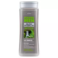 JOANNA_Power Men dušo želė 4in1 su aktyviosiomis kanapėmis ir vitaminu PP 300ml