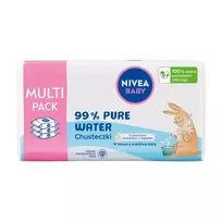 NIVEA_Baby drėgnos servetėlės Pure Water 3x57 vnt.