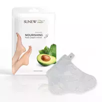 SUNEWMED_Nourishing Foot Cream Mask regeneruojanti avokadų kojinių pėdų kaukė