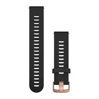 Apyrankė Garmin Quick Release Bands (20 mm), Black, rose gold hardware