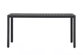 Stačiakampis valgomojo stalas Giardini 150*85*72, juodas