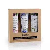 ANWEN_SET Kondicionieriai vidutinio porėtumo plaukams Baltymai Magnolija 100ml + Minkštinantis Iris 100ml + Drėkinantis Elderberry 100ml