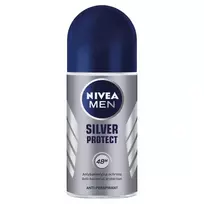 NIVEA_Men Silver Protect antibakterinė apsauga 48H antiperspirantas su rutuliuku 50ml