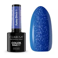 CLARESA_Soak Off UV/LED Funky Disco hibridinis lakas 6 5g