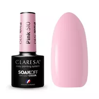 CLARESA_Soak Off UV/LED rožinis hibridinis lakas 510 5g