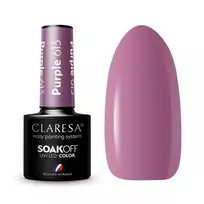 CLARESA_Soak Off UV/LED violetinės spalvos hibridinis lakas 613 5g