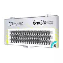 CLAVIER_BeDU2O Dvigubos apimties blakstienų kuokšteliai 12mm