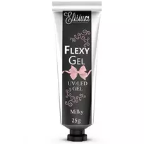 ELISIUM_Flexy gelis nagų priauginimui Milky 25g
