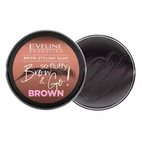 EVELINE_Brow & Go! antakių formavimo muilas Brown 25g