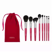 IBRA_SET Saldainių makiažo šepetėlių rinkinys 8vnt.