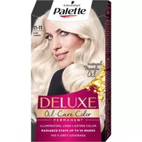 PALETTE_Deluxe Oil-Care ilgalaikiai plaukų dažai su mikroalyžiais 11-11 Blond Ultra Titanium