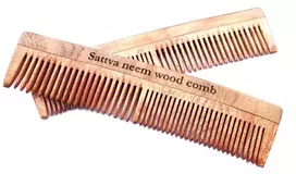 SATTVA_Neem medžio šukos 19cm Neem medžio šukos