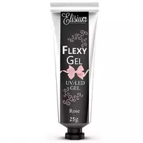 ELISIUM_Flexy gelis nagų priauginimui Rose 25g