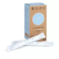 GINGER ORGANIC_Tamponai Super ekologiški tamponai su aplikatoriumi 14vnt.