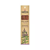 SATTVA_Natural Indijos smilkalai natūralūs Indijos šventojo baziliko smilkalai 15vnt.