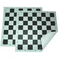Šachmatų ir šaškių plastikinė lenta 430x430mm