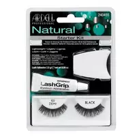 ARDELL_SET Natural 101 1 pora dirbtinių blakstienų juoda + blakstienų klijai 2,5 g + blakstienų aplikatorius