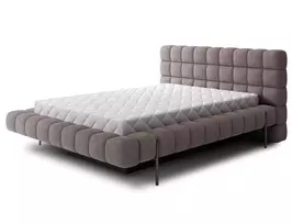 Lova Magentta su daiktadėže 140x200, Pilka
