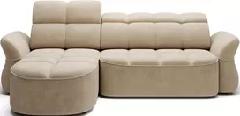 Kampinė sofa Beneth, Smėlio