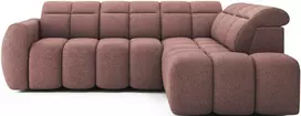Kampinė sofa Falconn, rožinė