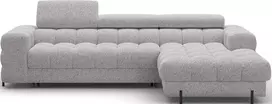Kampinė sofa Felro, Pilka