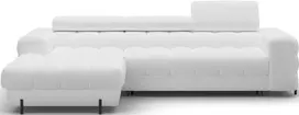 Kampinė sofa Felro, Balta