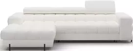 Kampinė sofa Felro, Balta