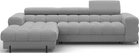Kampinė sofa Felro, Pilka