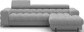 Kampinė sofa Felro, Pilka
