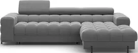 Kampinė sofa Felro, Pilka
