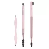 REAL TECHNIQUES_SET Antakių formavimo šepetėlis + antakių šukos + pincetas