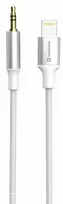Swissten Audio Adapter Textile Lightning - 3.5mm Jack Cable 1.5m