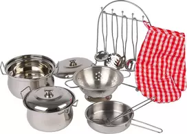Cookware Set Play Kitchen