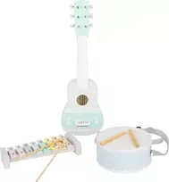 SMALL FOOT medinių muzikos instrumentų rinkinys „Pastel“, 3 instrumentai