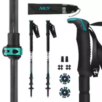 TK8607 ANGLIES PLUOŠTO TREKINGO LAZDOS NILS