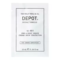 Depot, 400 Shave Specifics No. 401, Soothing, Pre & Post Shaving Cream, 10 ml