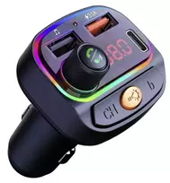 Swissten RGB Bluetooth FM Transmitter 2x USB / USB-C