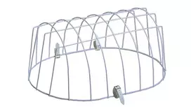 Dangtis metalinis gynūnų krepšeliui Aumüller R77/W