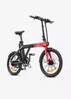 Dviratis 20 elektrinis sulankstomas Engwe P20 250Wh olimpyc raudonas