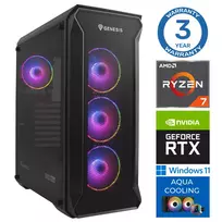 INTOP AQUA Ryzen 7 7700X 32GB DDR5 500SSD M.2 NVME RTX5070Ti 16GB  WIN11Pro