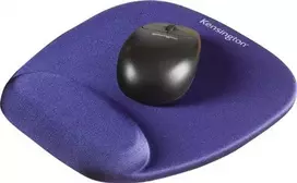 Mouse pad, ergonomic, foam, blue