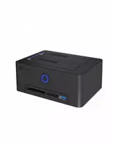 IB-1233CL-CR 2x 2.5/3.5 SSD/HDD, kortelių skaitytuvas